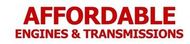 Red text on a white background that reads "AFFORDABLE ENGINES & TRANSMISSIONS."