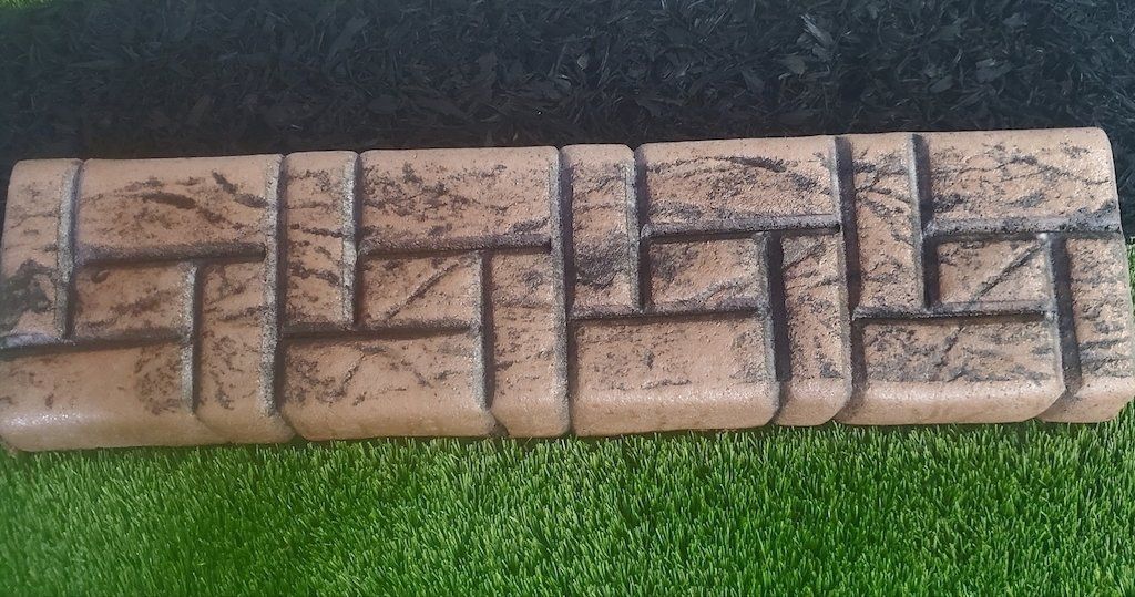 Ashlar stamp pattern and photos