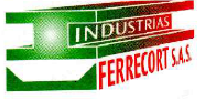 Un logotipo verde, rojo y blanco para ferrecort sas