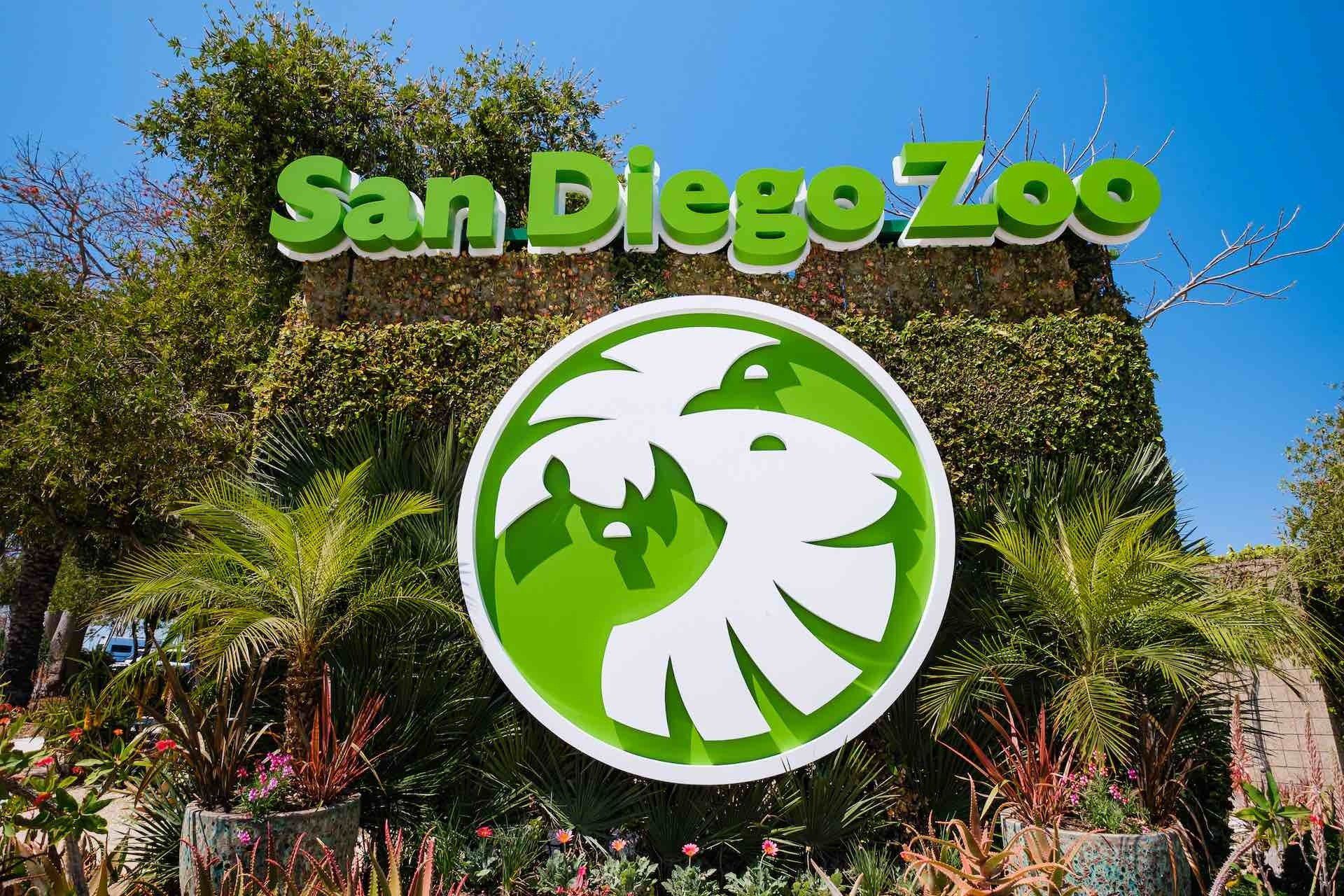 San Diego Zoo Entry Sign