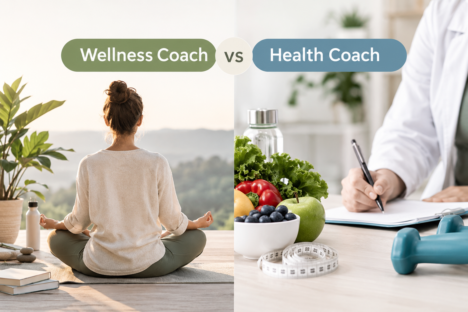 Wellness Coach vs Health Coach