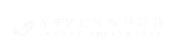 Aspenwood Luxury Apartments Logo - white