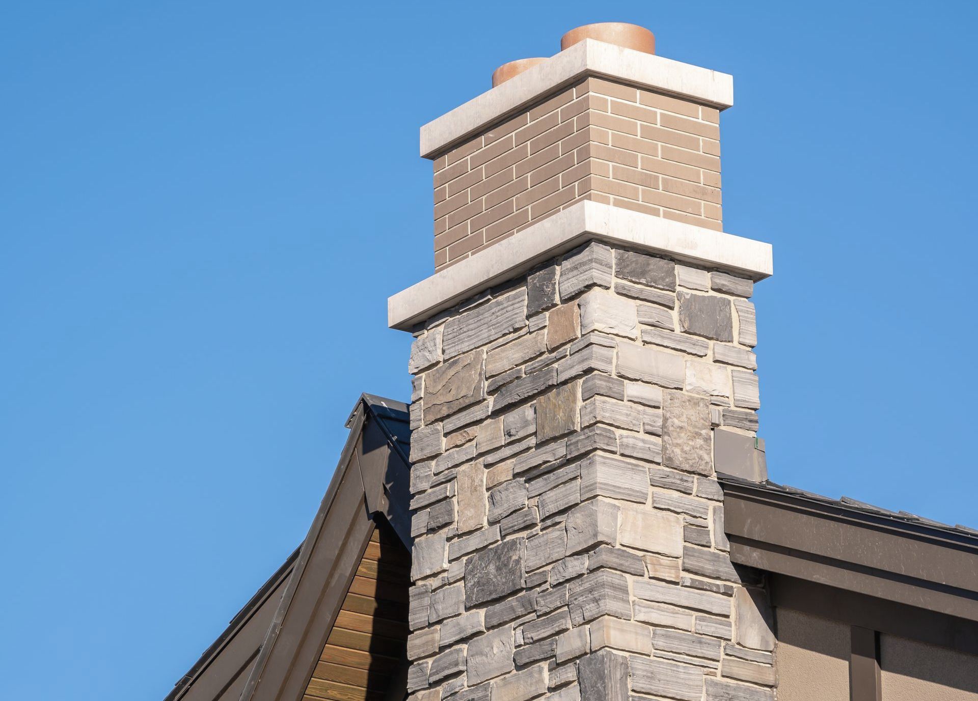 Chimneys | Exterior Stonework | Residential | Stillwater Stoneworks