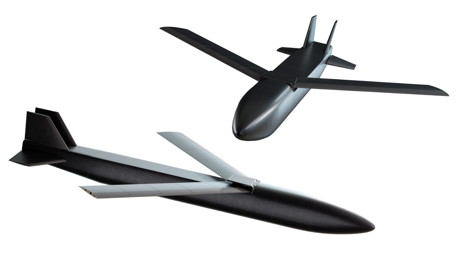 Boomslang-200 long-range folding-wing unmanned aircraft