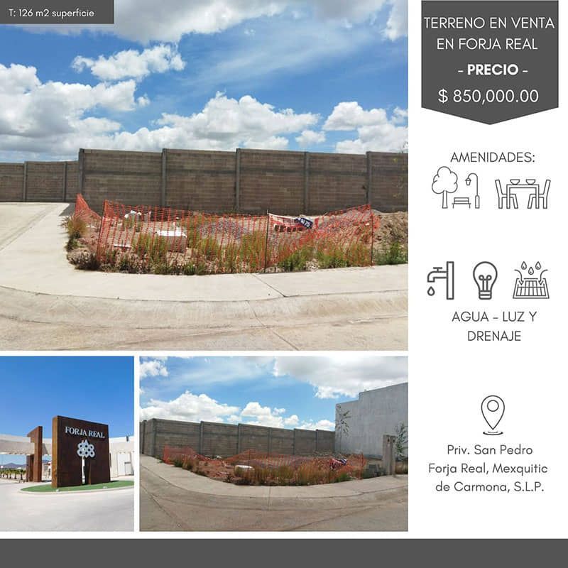 Terreno en venta en Forja Real