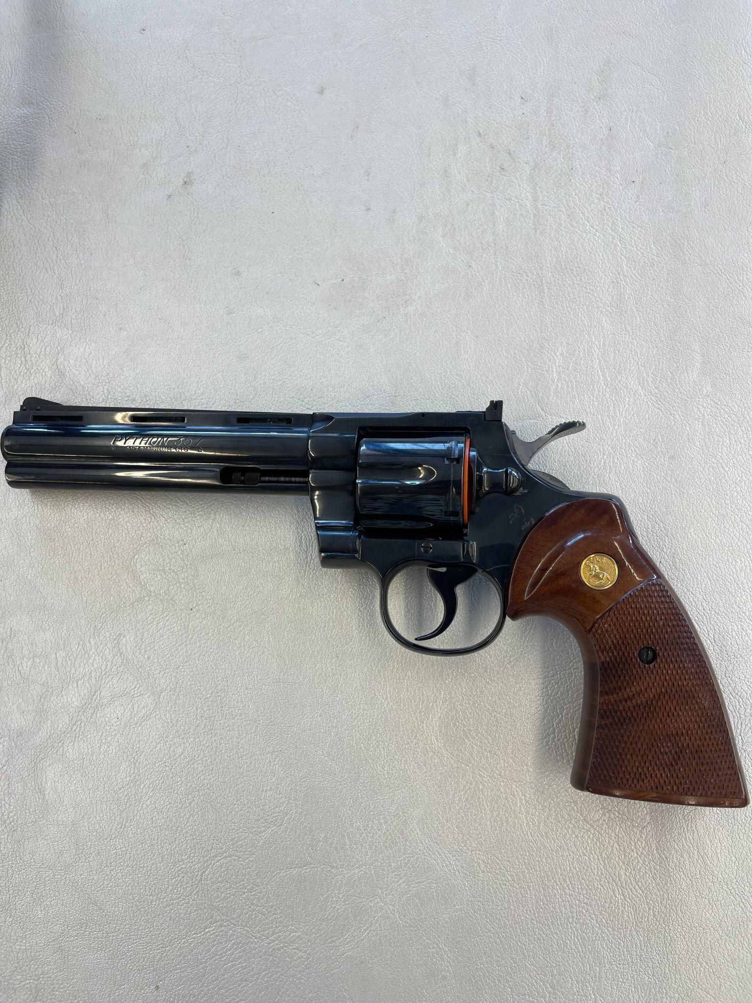 Collectible vintage handguns