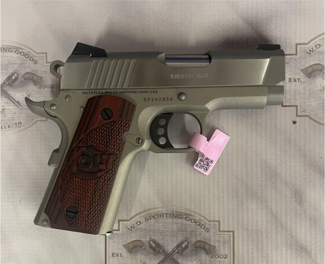COLT DEFENDER SS Single Action Pistol