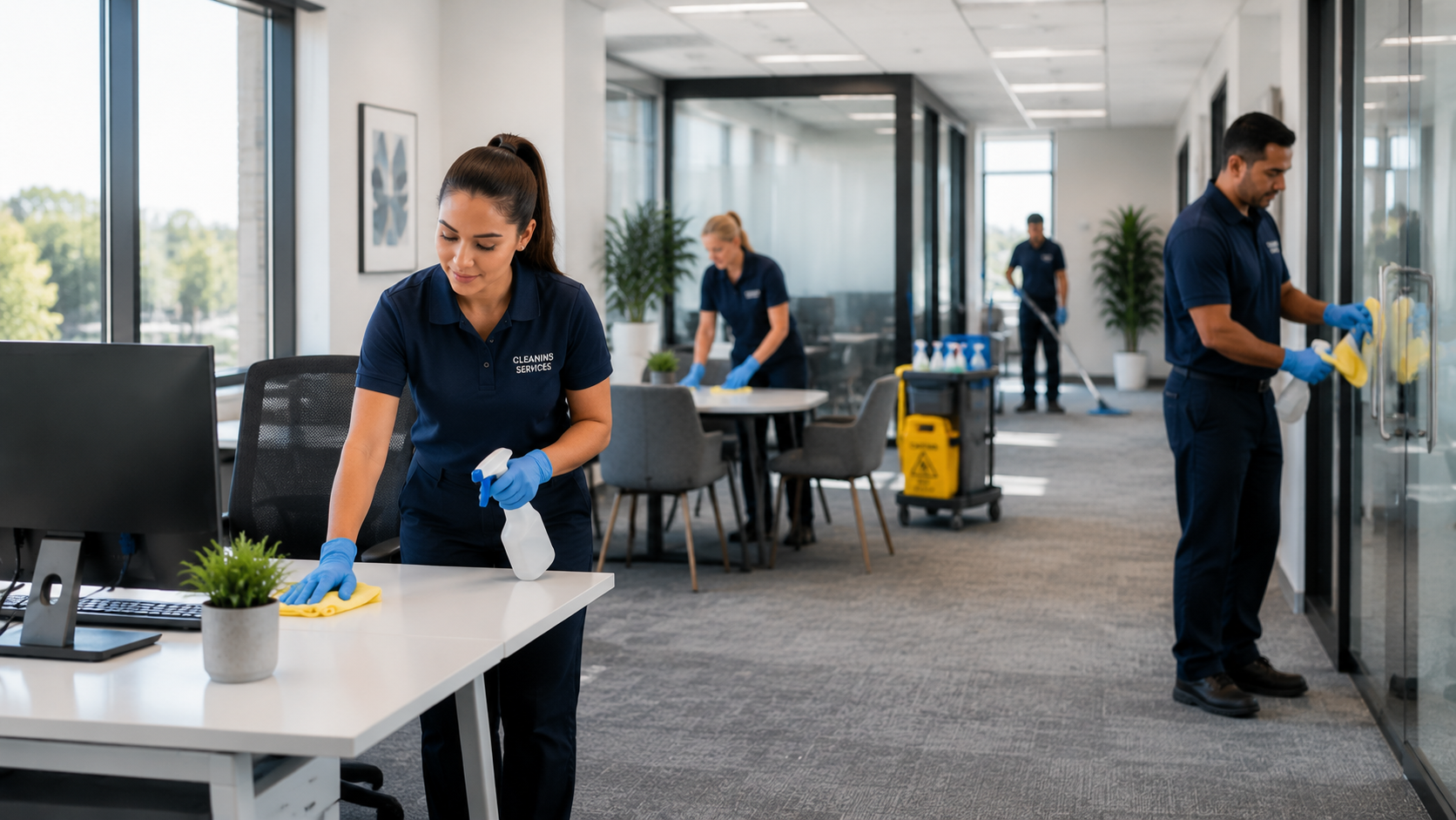 office cleaning Iowa City professional cleaning staff