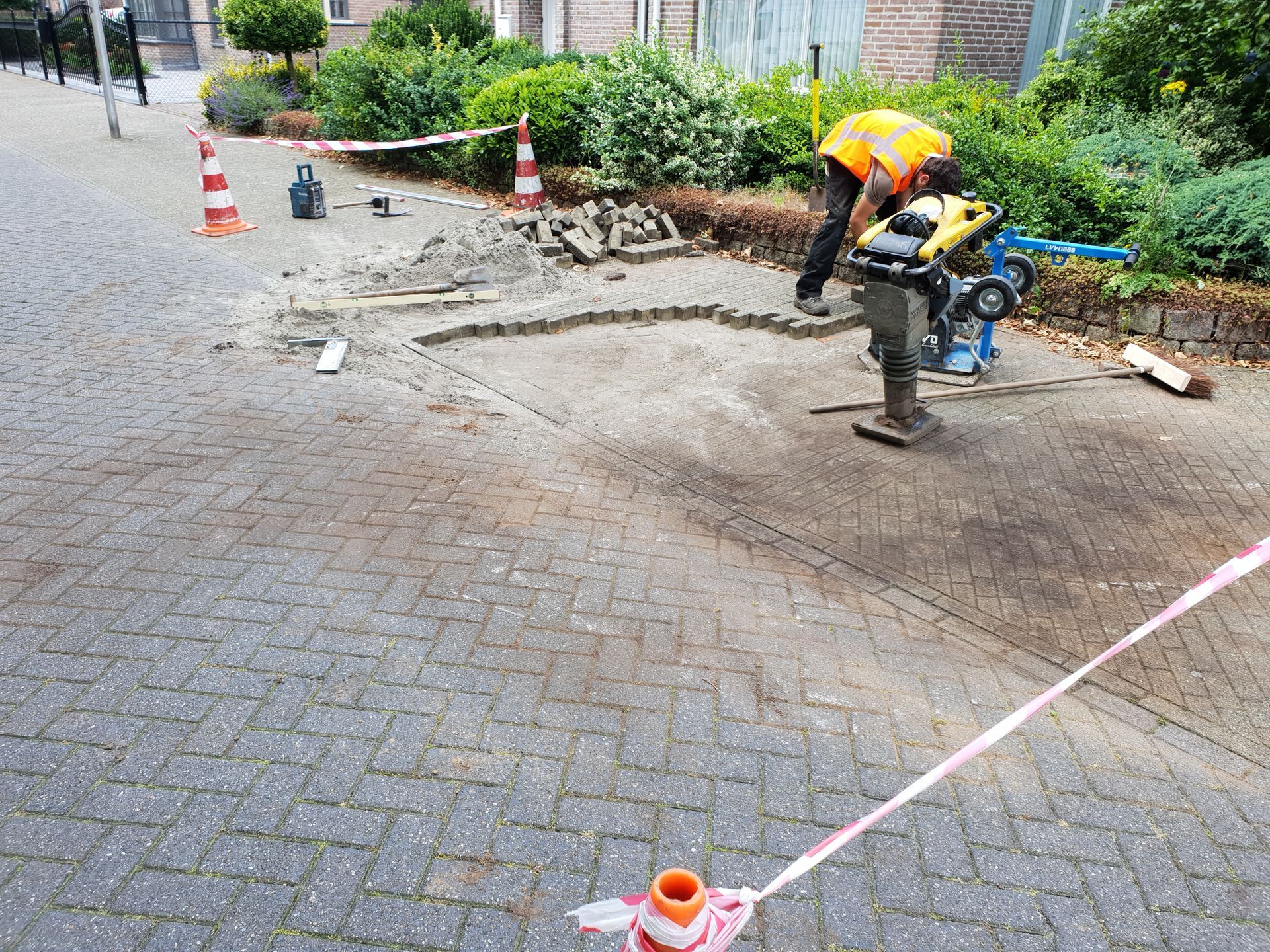 Herstellen verharding 1