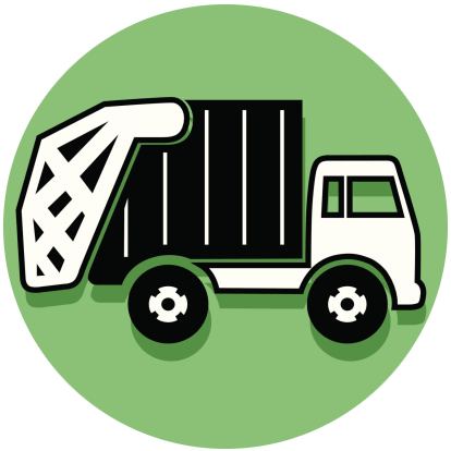 junk truck icon