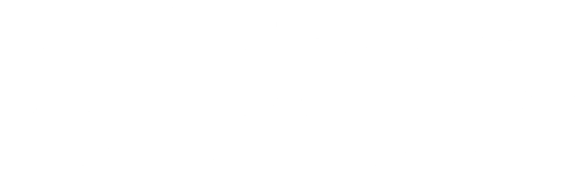 Blank white horizontal bar with a subtle gray border at the bottom and a small dark mark near the center.