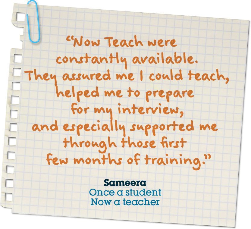 Handwritten testimonial on grid paper:
