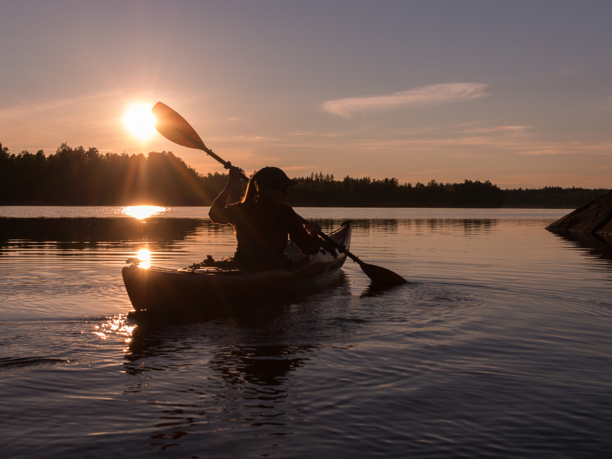 Kayaking workout