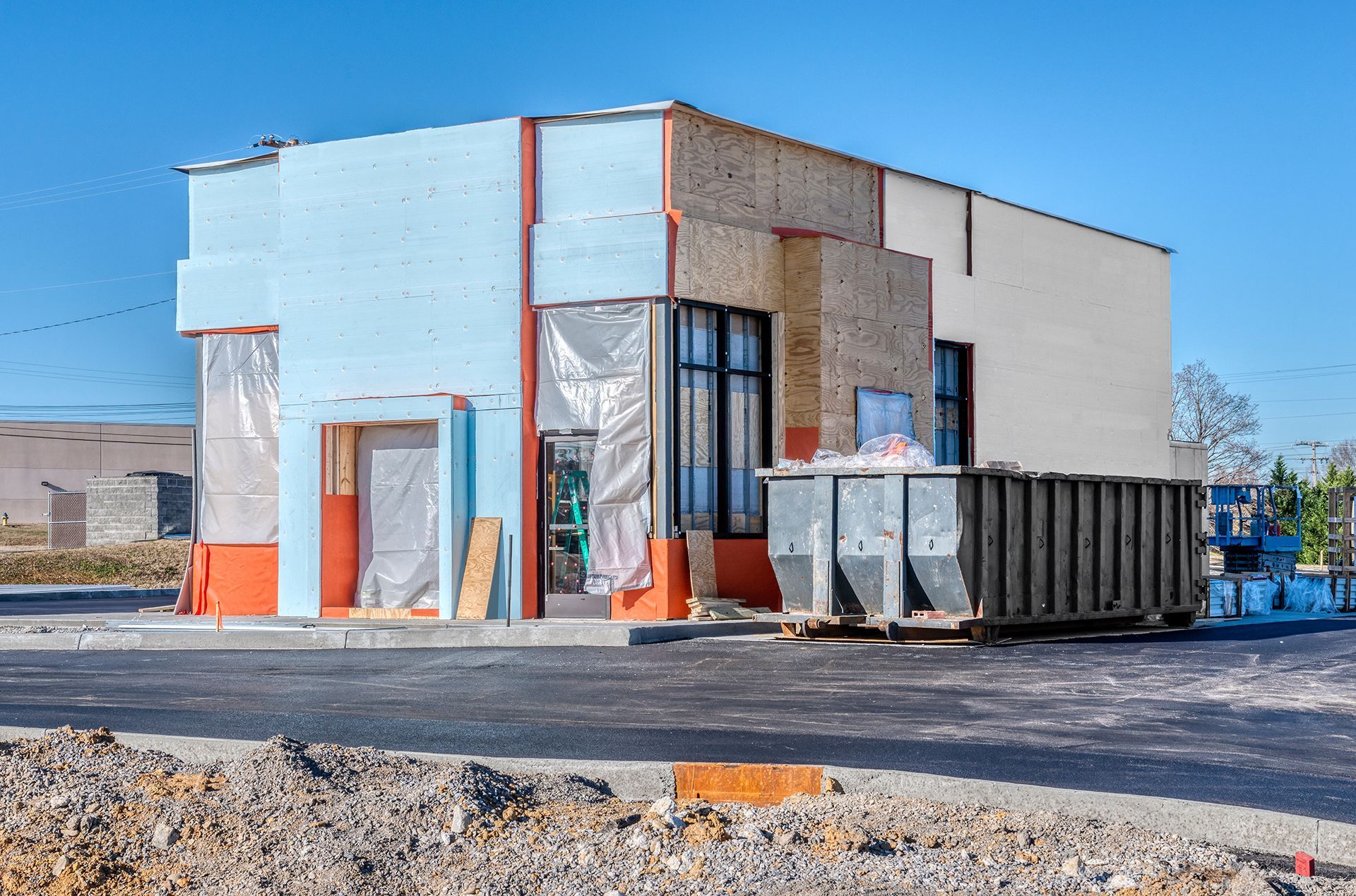 Commercial Building Under Construction