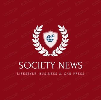 Um logotipo para notícias da sociedade, estilo de vida, negócios e imprensa automotiva