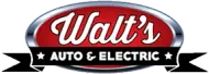Logo for Demo Auto Repair: text with a gear icon, red and navy colors.