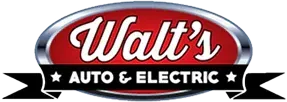 Logo for Demo Auto Repair: text with a gear icon, red and navy colors.