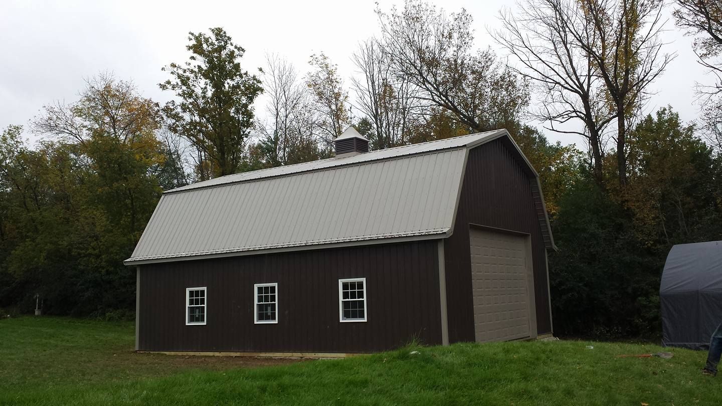 Custom built garage in 