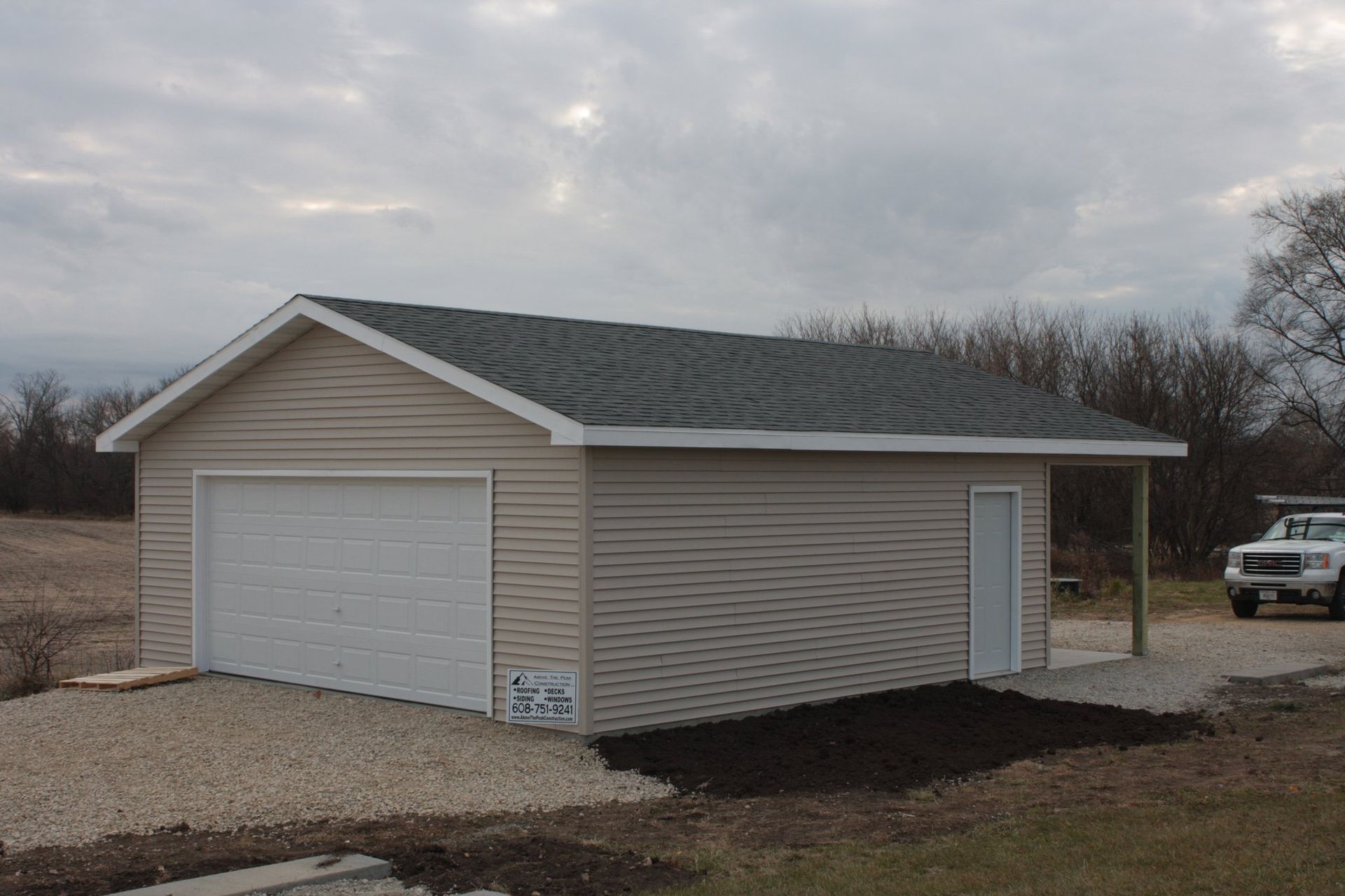 Custom built drive through garage in Beloit, WI