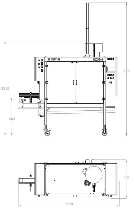 Riempitrice ed aggraffatrice di lattine automatica