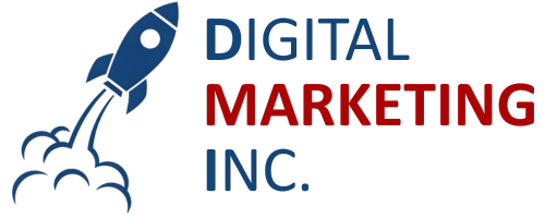 A logo for dmi digital marketing inc. our strategy your success