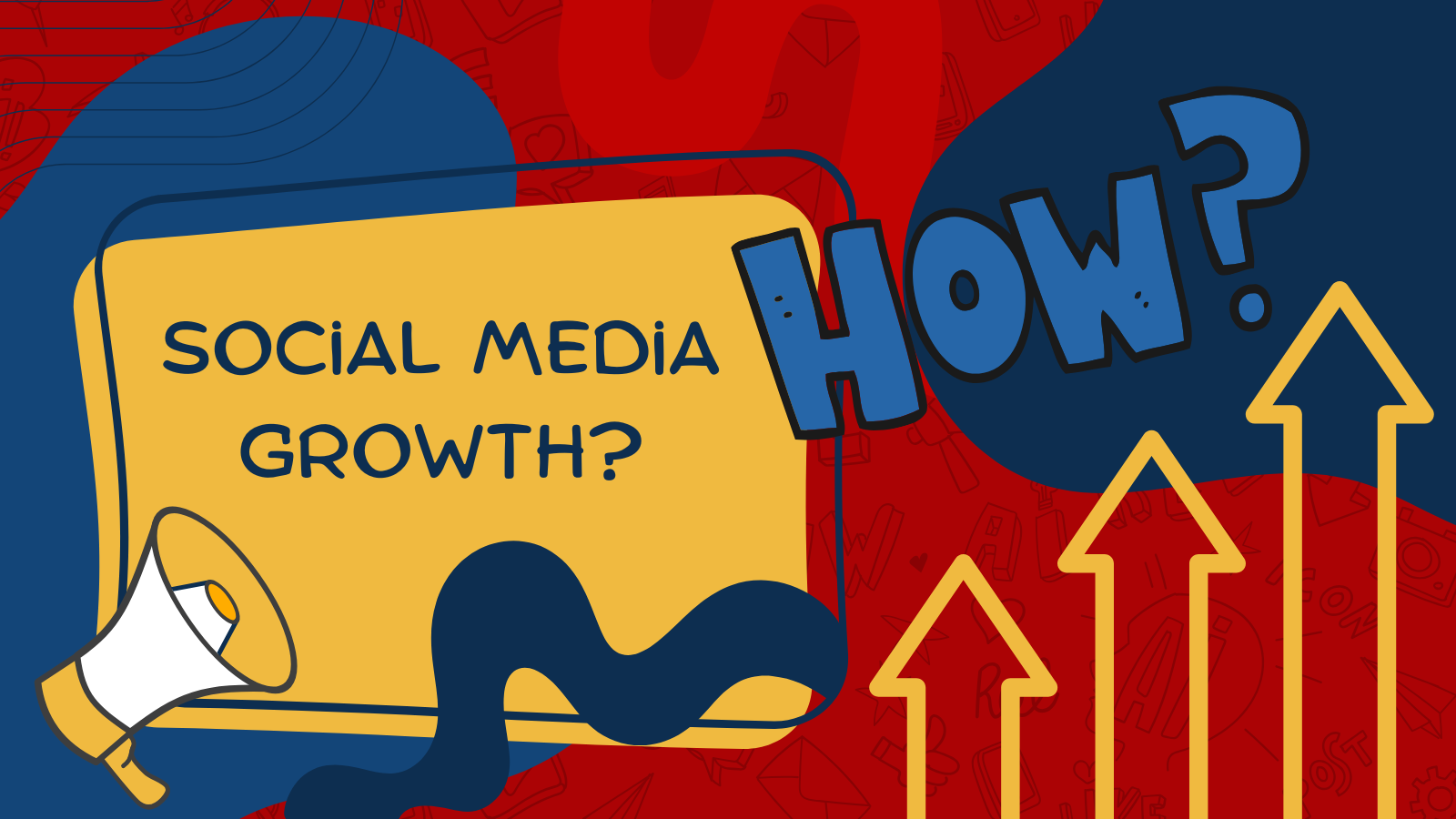 advertising on social media Yellow sign asks