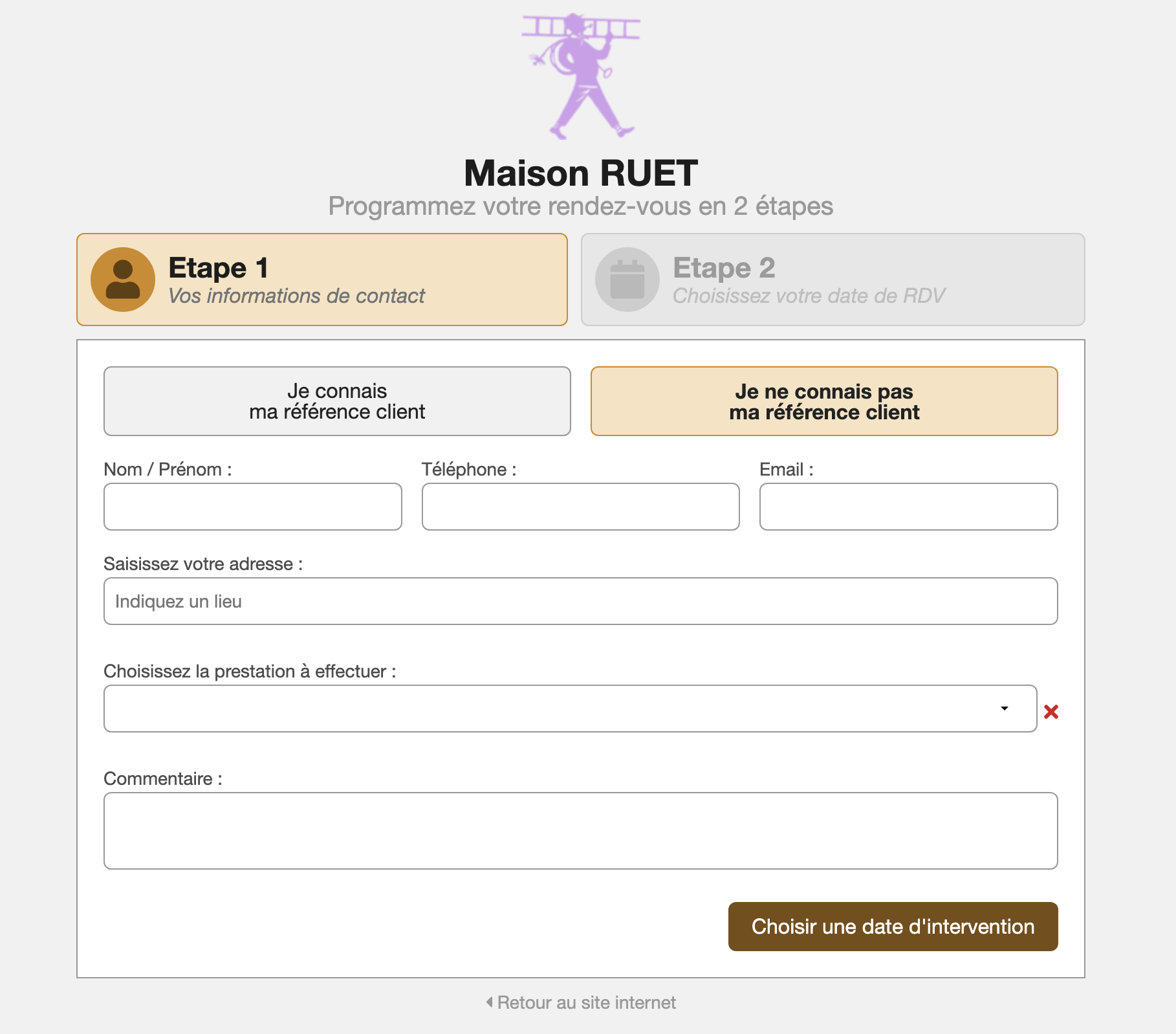réservation ramoneur en ligne
