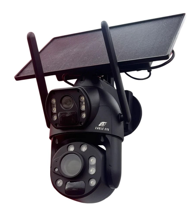 Solar-Powered Complete Cellular Security Surveillance Camera System