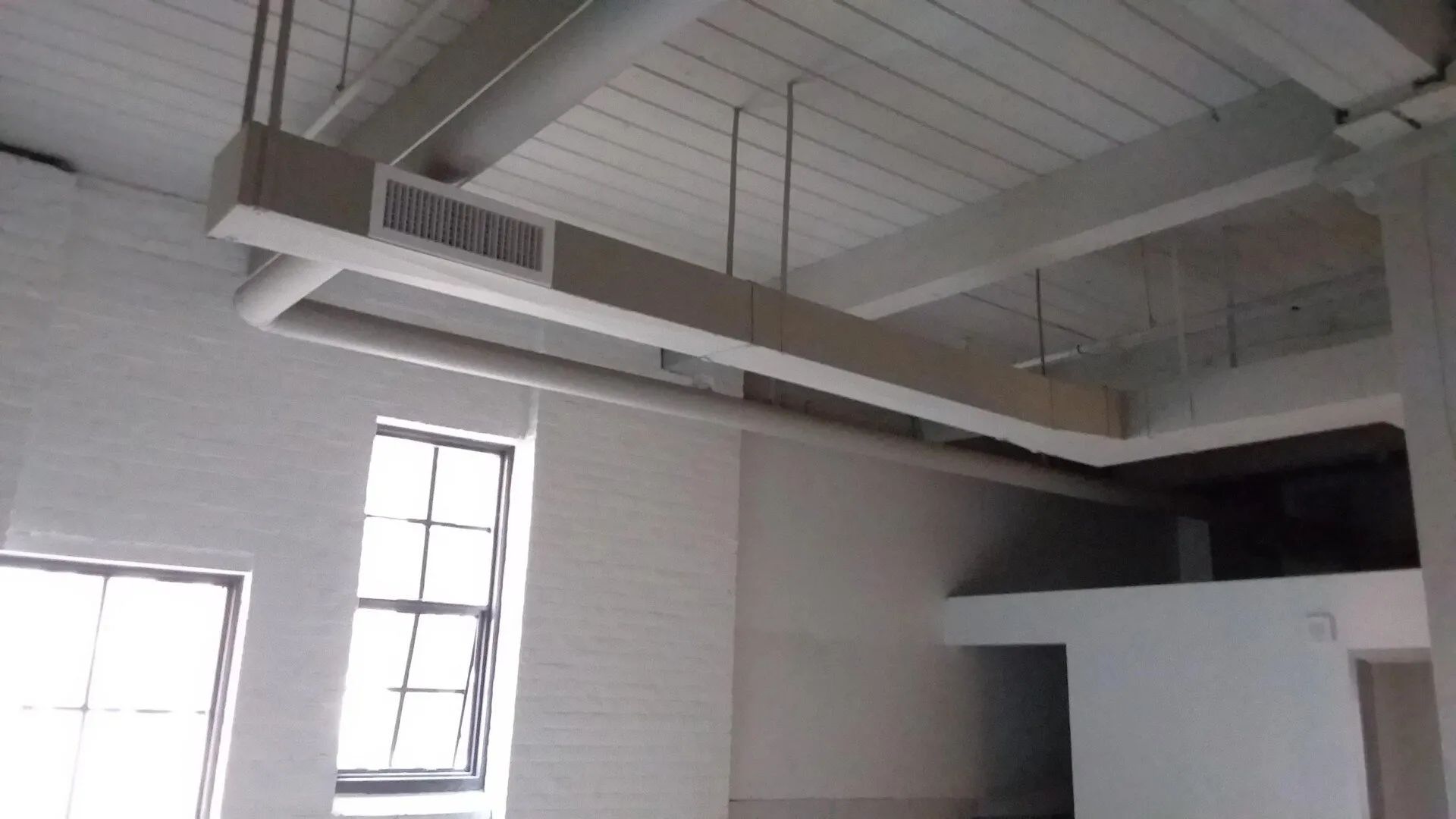 Open duct work