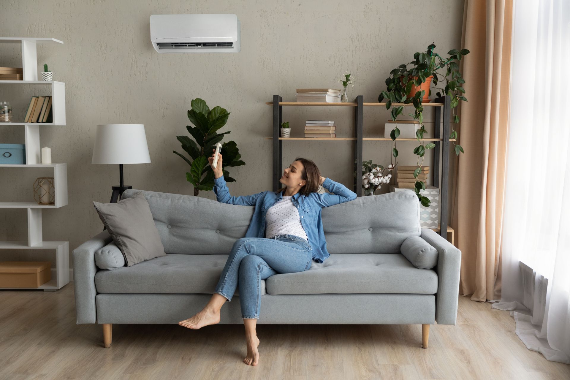 Residential living room comfort