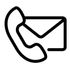 phone and email icon phone and email icon