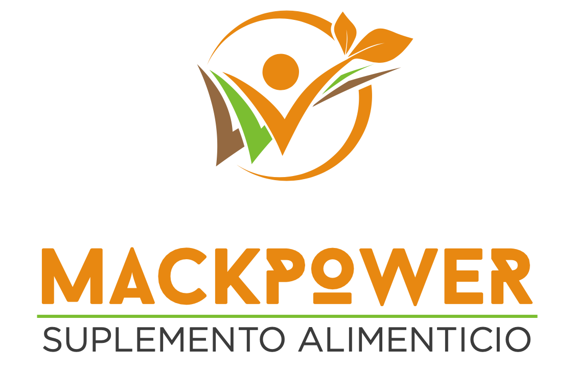 Logotipo con un icono abstracto de una persona de color naranja y hojas, el texto