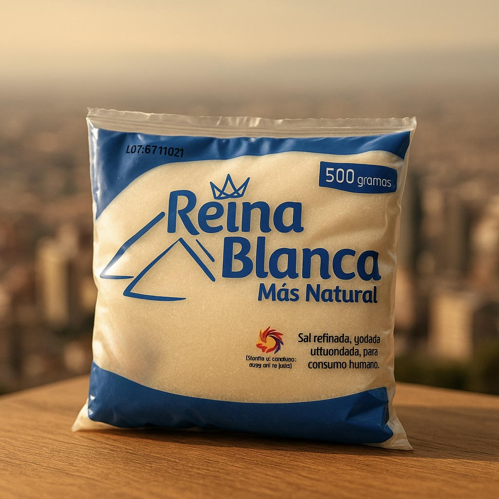 Una bolsa de 500 gramos de sal