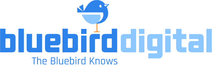 Bluebird Digital, The Bluebird Knows! logo