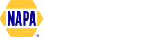 NAPA auto parts logo in yellow and blue.