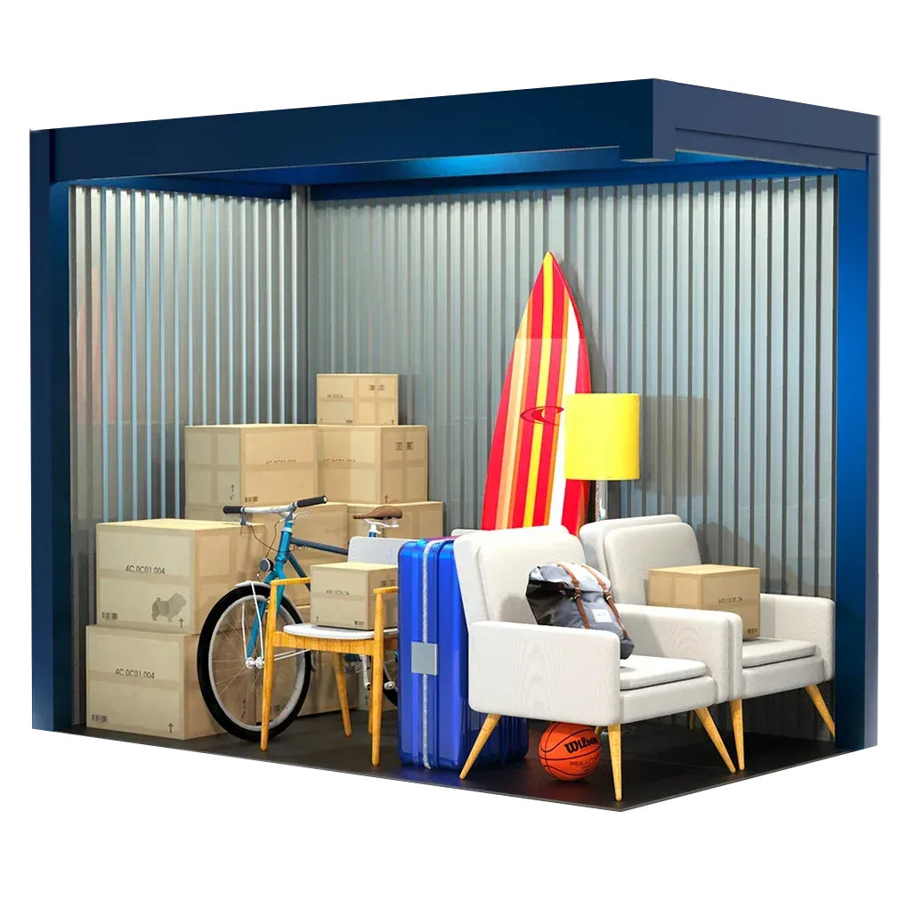 5 x 10 storage unit