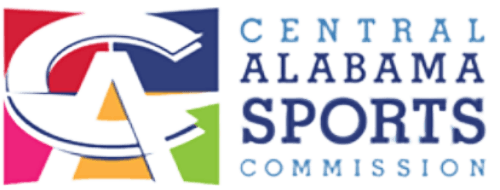 The logo for the central alabama sports commission