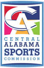The logo for the central alabama sports commission