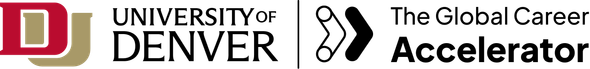 DU and The Global Career Accelerator logos