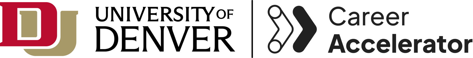 DU and The Global Career Accelerator logos
