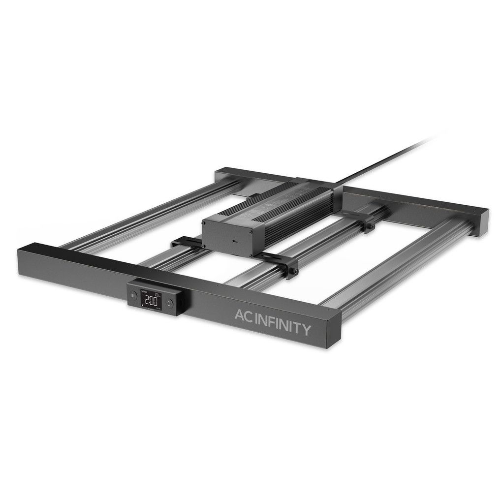 Black laser engraver/cutter machine with “xTool” branding on a white background