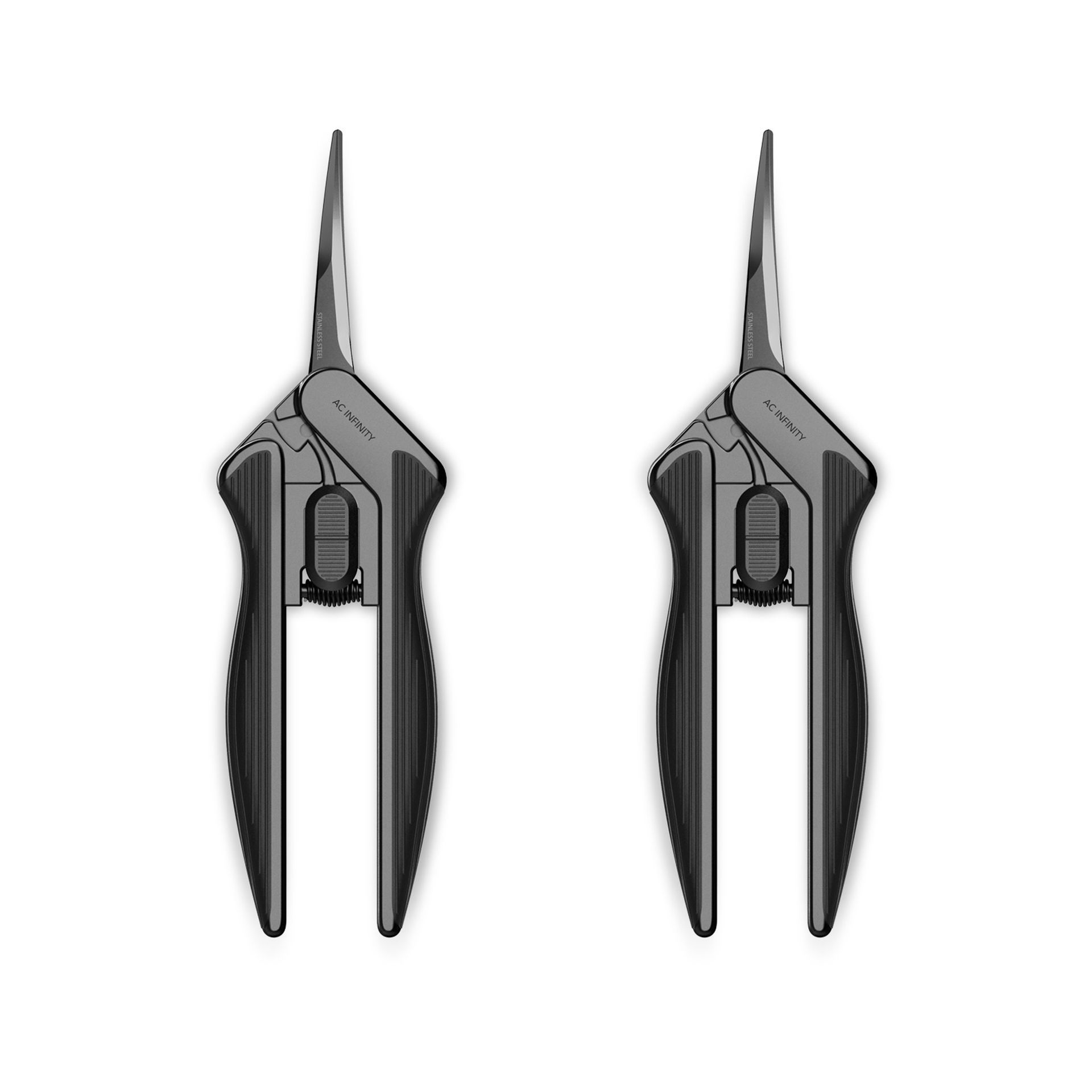 Two gray sci-fi spacecraft side by side on a white background