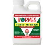Bottle of Hormex vitamin and hormone concentrate with green, red, and white label