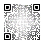 Black-and-white QR code centered on a white background.