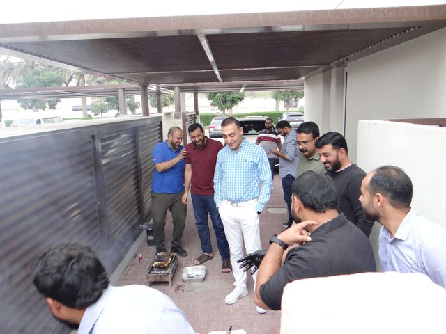 Project managers coordinating commercial lighting solutions across UAE