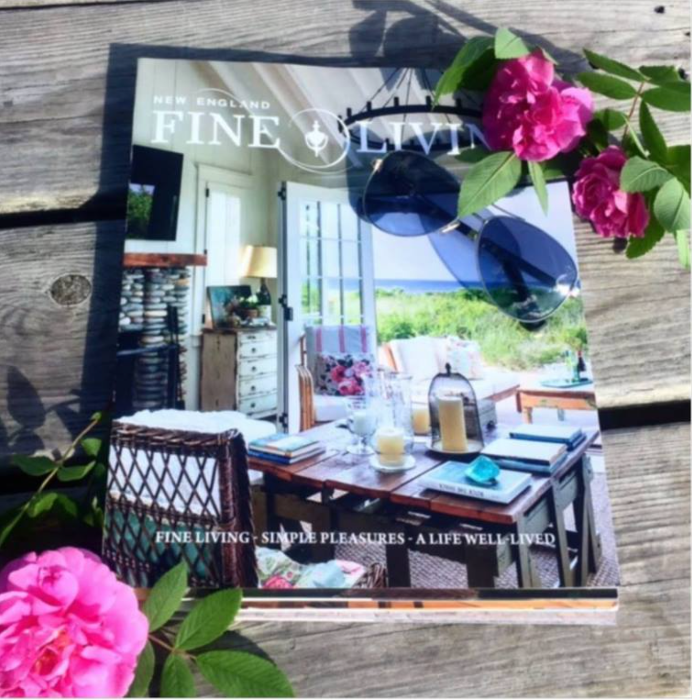 Page from New England Fine Living Magazine