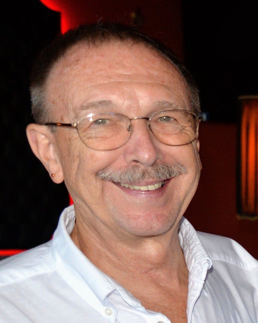 Head shot of our bands founder Gary Moline who still attends each concert.