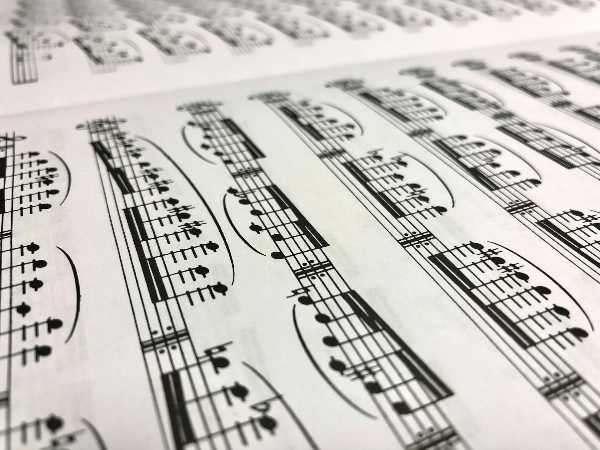 A page of music from a score.