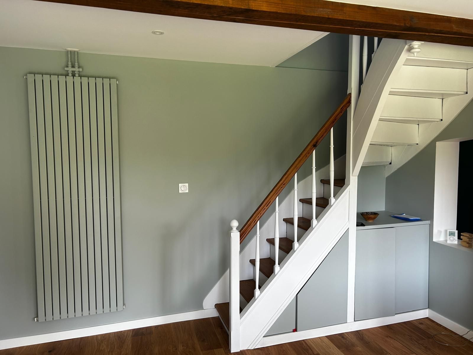 Escalier après rénovation Le Havre