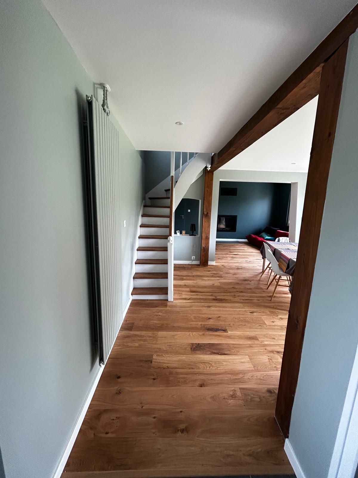 rénovation intérieure maison le havre escalier